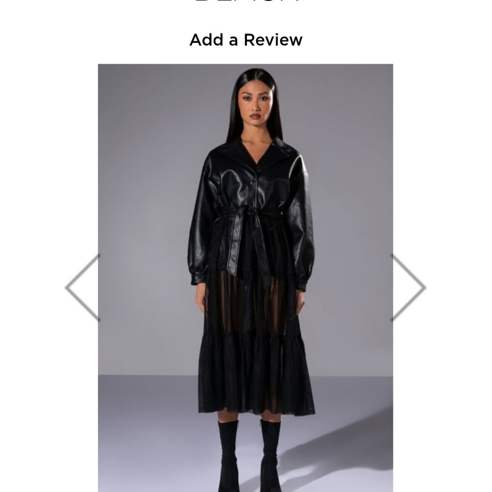 NWT Maxi Trenchcoat